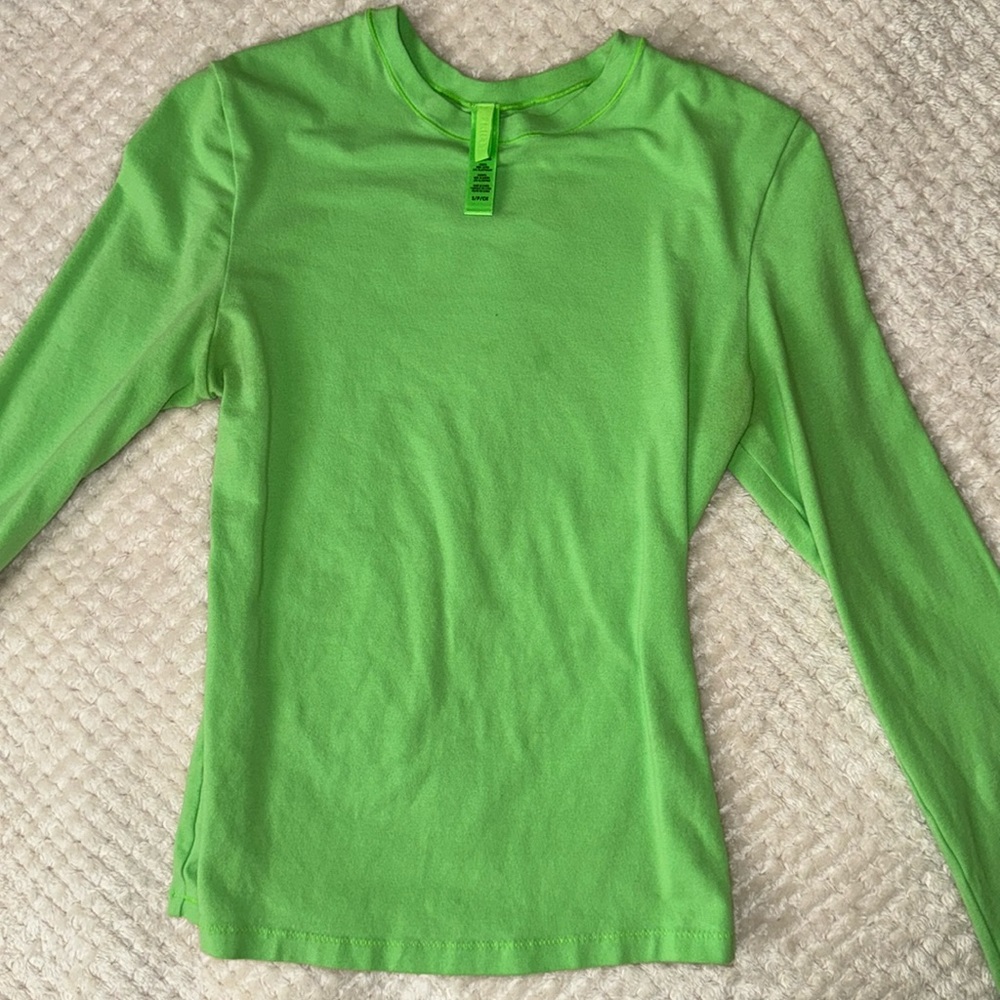 SKIMS COTTON JERSEY LONG SLEEVE
